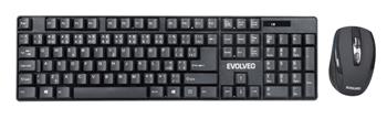EVOLVEO WK-142, set bezdr. klávesnice a myši , 2,4GHz, USB (WK-142)