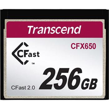 Transcend 256GB CFast 2.0 CFX650 paměťová karta (MLC) (TS256GCFX650)