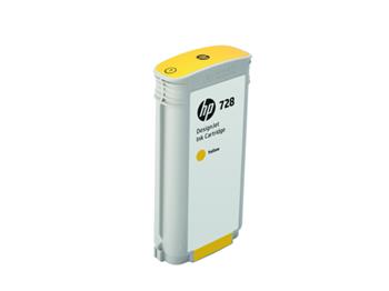 HP 728 130-ml Yellow DesignJet Ink Cartridge (F9J65A)