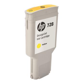 HP 728 300-ml Yellow InkCart (F9K15A)