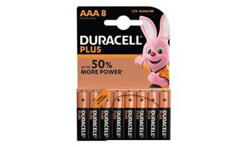 Duracell MN2400B8 Duracell Plus AAA 8 Pack (MN2400B8)