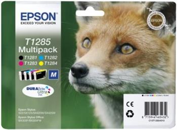 EPSON cartridge T1285 (black/cyan/magenta/yellow) multipack (liška) (C13T12854012)