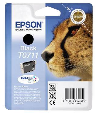 EPSON cartridge T0711 black (gepard) (C13T07114012)