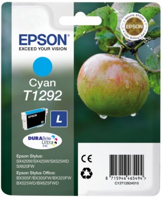 EPSON cartridge T1292 cyan (jablko) (C13T12924012)