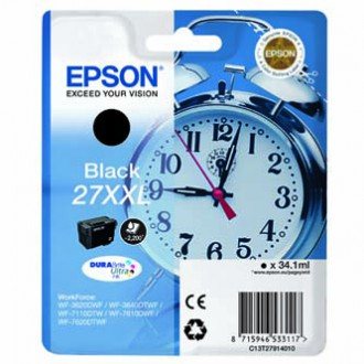 EPSON cartridge T2791 black (budík) XXL (C13T27914012)