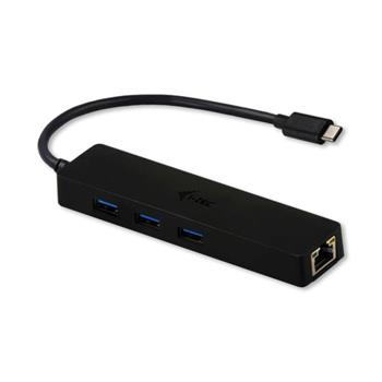 i-Tec USB-C 3.1 Slim HUB 3port + Gigabit Ethernet adaptér (C31GL3SLIM)
