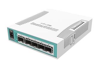 MikroTik Cloud Router Switch CRS106-1C-5S, 5x SFP + 1x Combo (SFP/ETH) (CRS106-1C-5S)