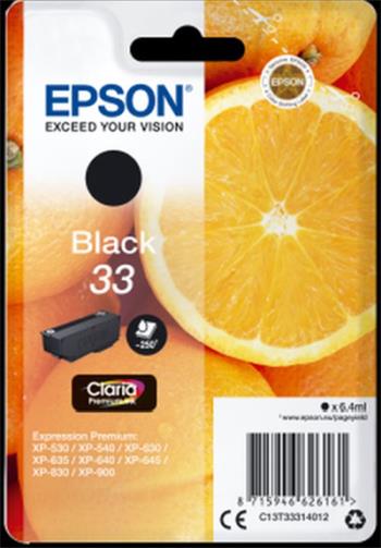 EPSON cartridge T3331 black (pomeranč) (C13T33314012)