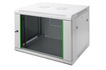 Digitus 12U nástěnná skříň, Dynamic Basic 638x600x450 mm, barva šedá (RAL 7035) (DN-19 12-U-EC)