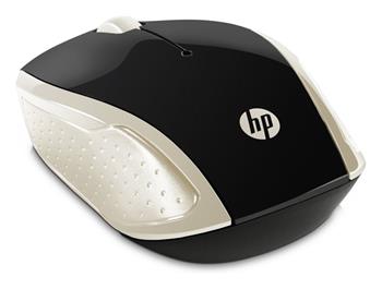 HP myš 200 bezdrátová zlatá (2HU83AA#ABB)