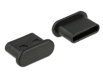 Delock Prachová záslepka pro USB Type-C™ samice bez uchopení 10 kusů černá (64014)