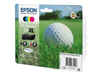EPSON cartridge T3476 (black/cyan/magenta/yellow) multipack (golfový míček) XL (C13T34764010)