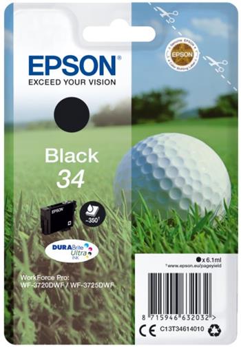 EPSON cartridge T3461 black (golfový míček) (C13T34614010)