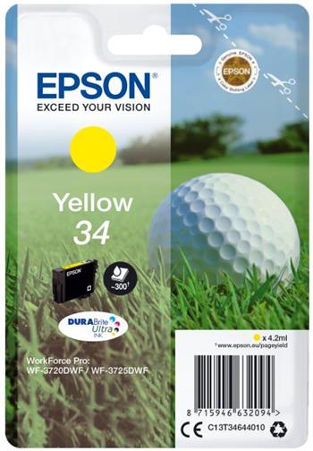 EPSON cartridge T3464 yellow (golfový míček) (C13T34644010)