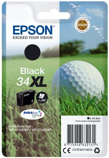 EPSON cartridge T3471 black (golfový míček) XL (C13T34714010)