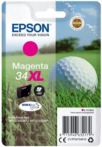 EPSON cartridge T3473 magenta (golfový míček) XL (C13T34734010)