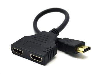 GEMBIRD Dat přepínač HDMI splitter, pasivní, kabel, 2 cesty (DSP-2PH4-04)