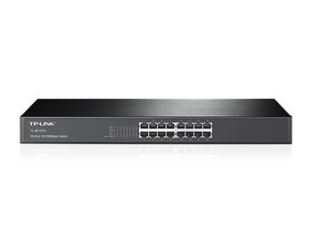 TP-Link TL-SF1016 Switch 16xTP 10/100Mbps 19"rackmount (TL-SF1016)