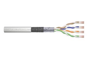 Digitus Patch kabel CAT 5e SF/UTP s kroucenou dvojlinkou, surovýPropojovací kabel CAT 5e SF-UTP, surový, délka 305 m, p (DK-1531-P-305-1)