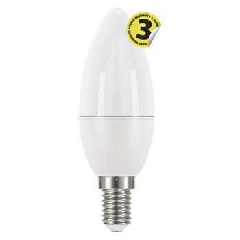 Emos LED žárovka CANDLE, 6W/40W E14, WW teplá bílá, 470 lm, Classic, F (1525731201)