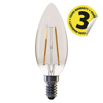 Emos LED žárovka CANDLE, 2W/18W E14, WW+ teplá bílá+, 170 lm, Vintage, F (1525711200)