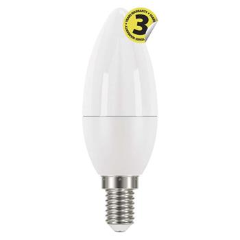 Emos LED žárovka CANDLE, 6W/40W E14, CW studená bílá, 470 lm, Classic A+ (1525731100)