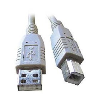 C-TECH Kabel USB A-B 3m 2.0, černý (KABCT1C32)