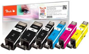 PEACH kompatibilní cartridge Canon CLI-526 MultiPack Plus, 2xbk, pbk, c, m, y (319179)