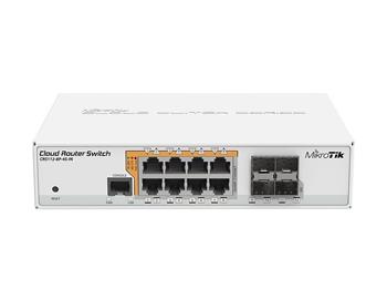 MikroTik Cloud Router Switch CRS112-8P-4S-IN, 8x GLAN s PoE, 4x SFP (CRS112-8P-4S-IN)