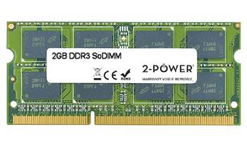 2-Power 2GB PC3-8500S 1066MHz DDR3 CL7 SoDIMM 2Rx8 (DOŽIVOTNÍ ZÁRUKA) (MEM5002A)