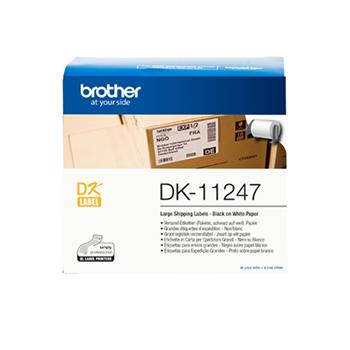 Brother - DK-11247 (papírové velké adresní štítky - 180 ks) 103mm x 164mm (DK11247)