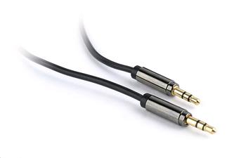 CABLEXPERT Kabel přípojný jack 3,5mm M/M, PREMIUM QUALITY, pozlacený, 1,8m (CCAP-444-6)