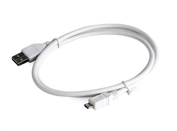 CABLEXPERT Kabel USB A Male/Micro USB Male 2.0, 0,5m, White, High Quality (CCP-mUSB2-AMBM-W-0.5M)