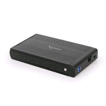 GEMBIRD Externí box pro 3.5" zařízení, USB 3.0, SATA, černý (HDP05243E)