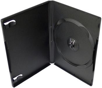 COVER IT Krabička na 1 DVD 14mm černý - karton 100ks (NN124)