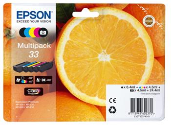 EPSON cartridge T3337 multipack(pomeranč) (C13T33374011)