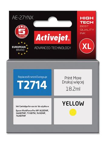 ActiveJet inkoust Epson T2714 new AE-27YNX 18 ml (EXPACJAEP0269)