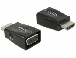 Delock Adaptér HDMI-A samec > VGA samice (65902)
