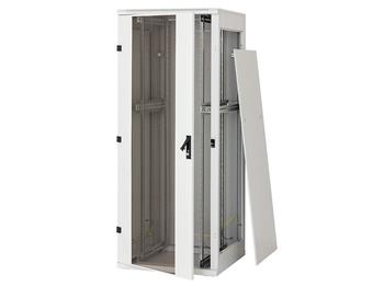 TRITON 19' rozvaděč stojanový 42U/800x1000 šedý, skleněné dveře (RMA-42-A81-CAX-A1)