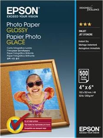 EPSON paper 10x15 - 200g/m2 - 500 sheets - photo paper glossy (C13S042549)