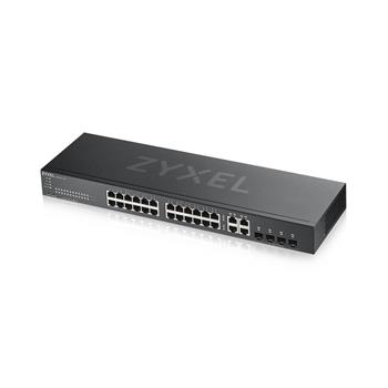 Zyxel GS1920-24v2, 28-port Gigabit WebManaged switch: 24x Gigabit metal + 4x Gigabit combo (metal/SFP), IPv6 (GS1920-24V2-EU0101F)