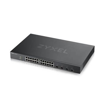 Zyxel XGS1930-28, 28 Port Smart Managed Switch, 24x Gigabit Copper and 4x 10G SFP+, hybird mode, standalone or NebulaFl (XGS1930-28-EU0101F)
