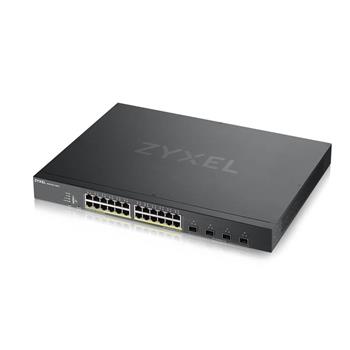 Zyxel XGS1930-28HP, 28 Port Smart Managed PoE Switch, 24x Gigabit PoE and 4x 10G SFP+, hybird mode, standalone or Nebul (XGS1930-28HP-EU0101F)