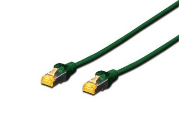 Digitus CAT 6A S-FTP patch cable, Cu, LSZH AWG 26/7, length 3 m, color green (DK-1644-A-030/G)