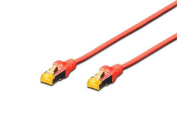 Digitus CAT 6A S-FTP patch cable, Cu, LSZH AWG 26/7, length 3 m, color red (DK-1644-A-030/R)