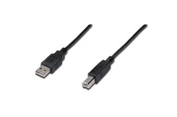 Digitus Připojovací kabel USB 2.0, typ A - B M / M, 3,0 m, černý (AK-300105-030-S)