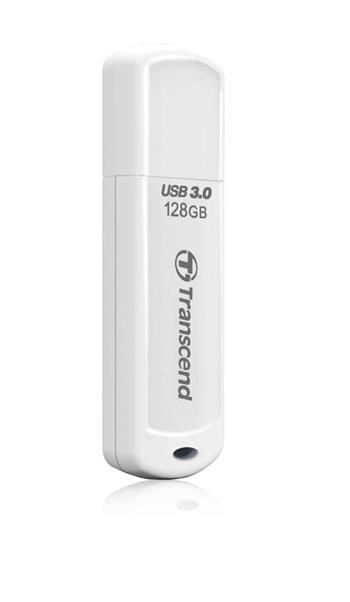 Transcend 128GB JetFlash 730 USB 3.1 flash disk, bílý (TS128GJF730)