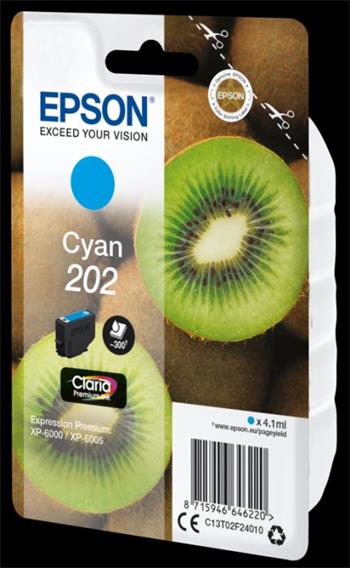 EPSON cartridge T02F2 cyan (kiwi) (C13T02F24010)