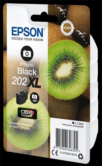 EPSON cartridge T02H1 photo black XL (kiwi) (C13T02H14010)