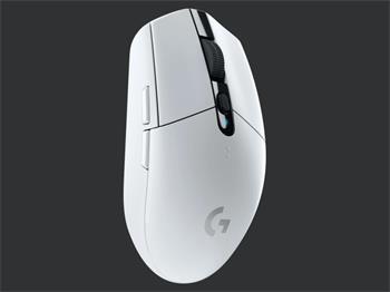 Logitech myš Gaming G305 optická 6 tlačítek 12000dpi - bílá - bezdrátová (910-005291)
